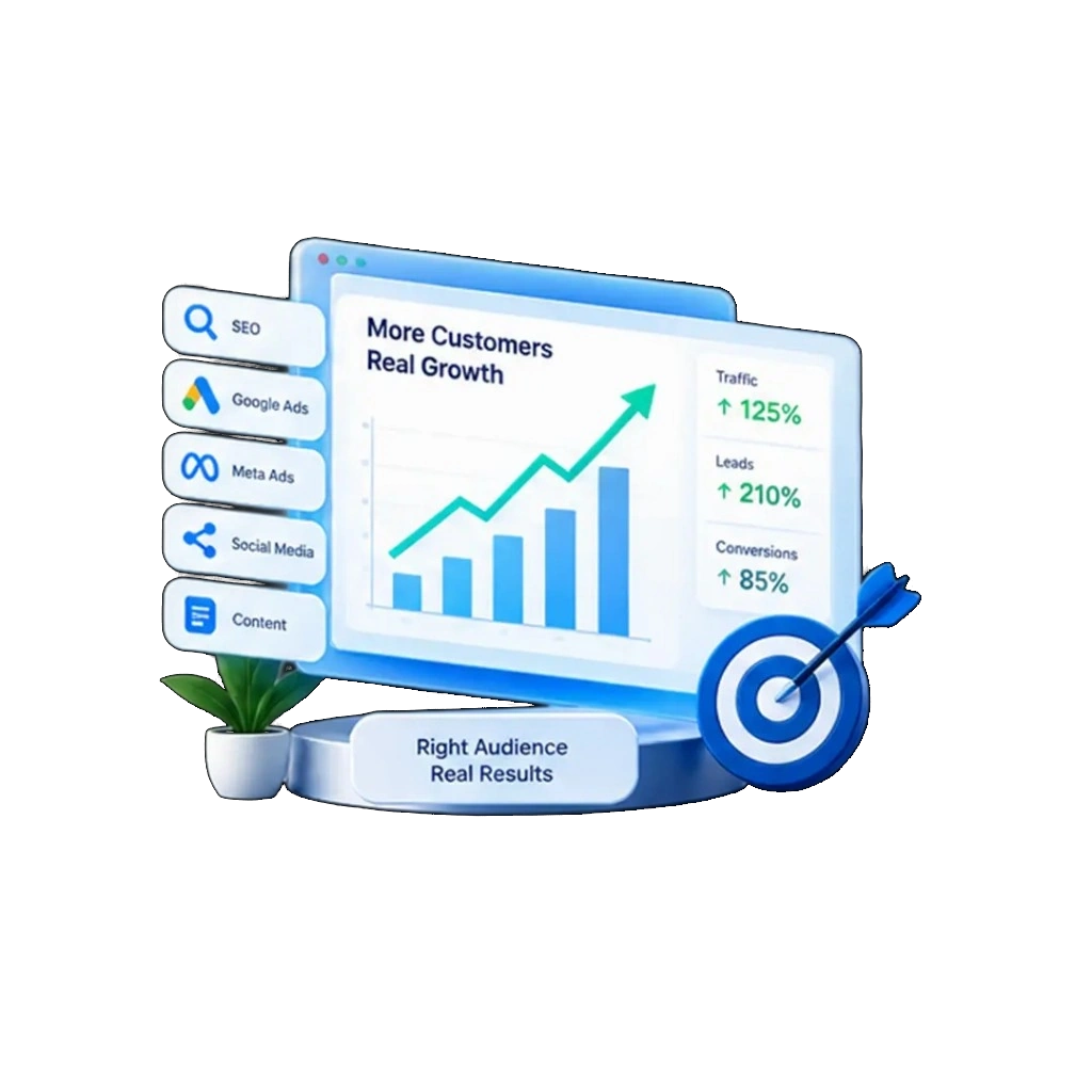 Illustration of marketing and growth channels